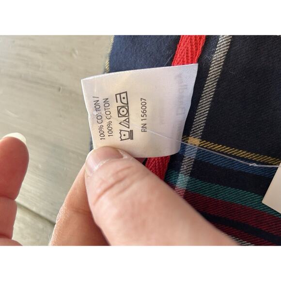 NWT Vera Bradley Blue Red Green Tartan Plaid Flannel Pajama Set 100% Cotton 3X - Picture 8 of 16